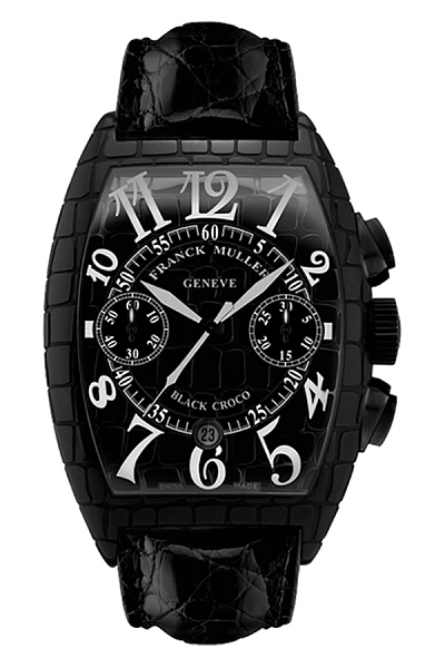 Franck Muller 黑色鳄鱼皮 8880 CC AT BLK CRO