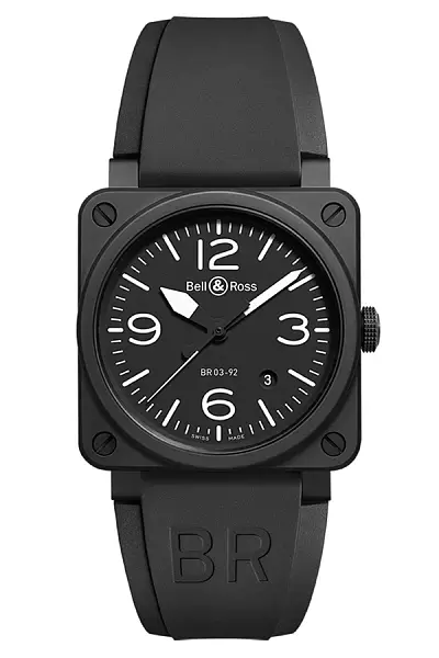 Bell & Ross 黑色哑光 BR0392-BL-CE