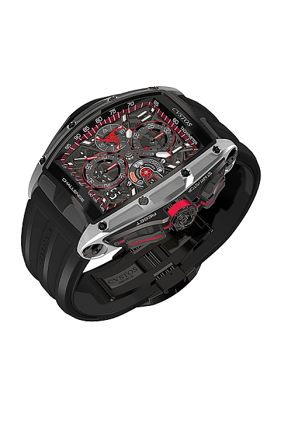 Cvstos Chrono Grey Brancard Black Titanium/黑红计时码表
