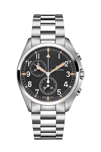 Hamilton Khaki 飞行员先锋石英计时表 H76522131