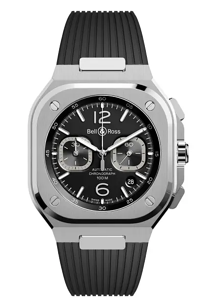 Bell & Ross BR 05 Chrono Black Steel BR05C-BL-ST/SRB