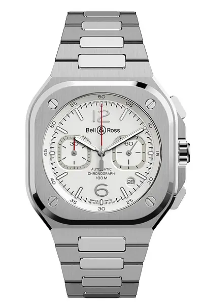 Bell & Ross Bell & Ross BR 05 Chrono White Hawk 白鹰计时码表 BR05C-SI-ST/SST