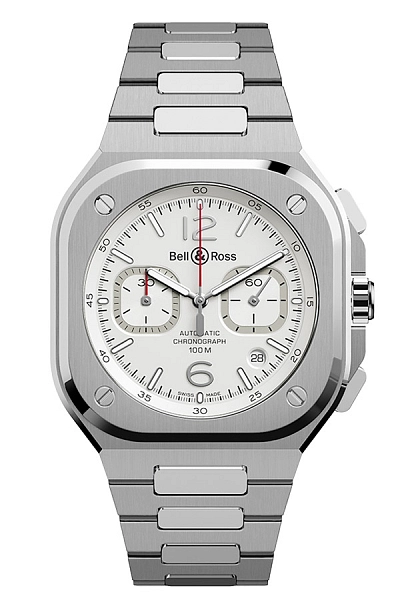Bell & Ross Bell & Ross BR 05 Chrono White Hawk 白鹰计时码表 BR05C-SI-ST/SST