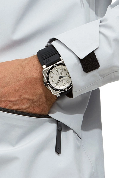 Bell & Ross BR03-92 Diver White BR0392-D-WH-ST/SRB