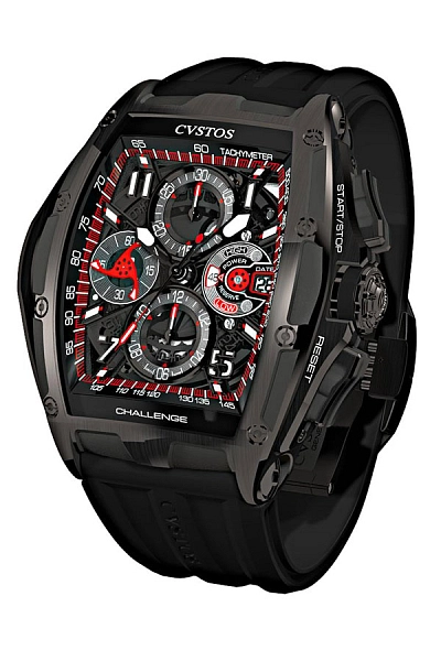 CVSTOS Chrono黑钢/黑红计时码表 B00107.4502005