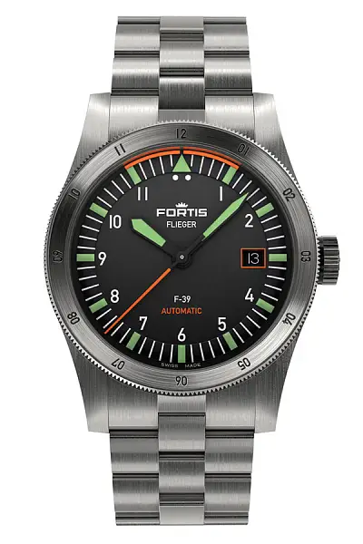 Forits Flieger F-39 Automtic on Block 手镯 F4220005