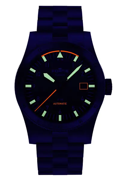 Forits Flieger F-39 Automtic on Block 手镯 F4220005