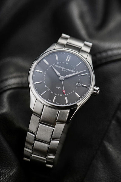 康斯登经典石英GMT FC-252DGS5B6B