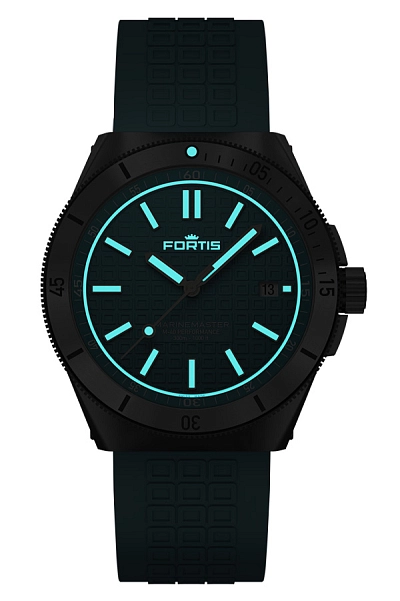 Fortis Marinemaster M-40 雪白色地平线表带 F8120009