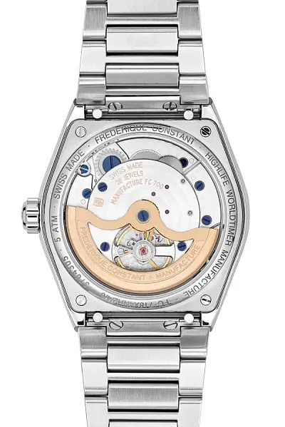 康斯登自制Highlife世界时间腕表FC-718N4NH6B