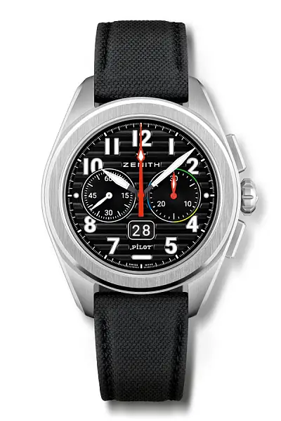 真力时飞行员大日期飞返腕表 03.4000.3652/21.I001