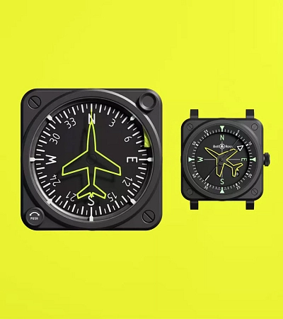 Bell & Ross BR 03 Gyrocompass BR03A-CPS-CE/SRB
