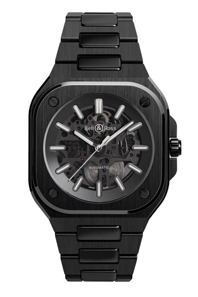 Bell & Ross BR 05 镂空黑色陶瓷腕表 BR05A-BL-SK-CE/SCE