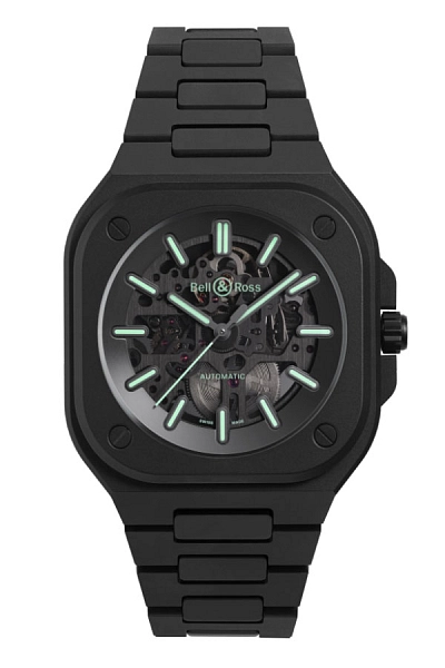 Bell & Ross BR 05 镂空黑伦陶瓷腕表 BR05A-BLM-SKCE/SCE