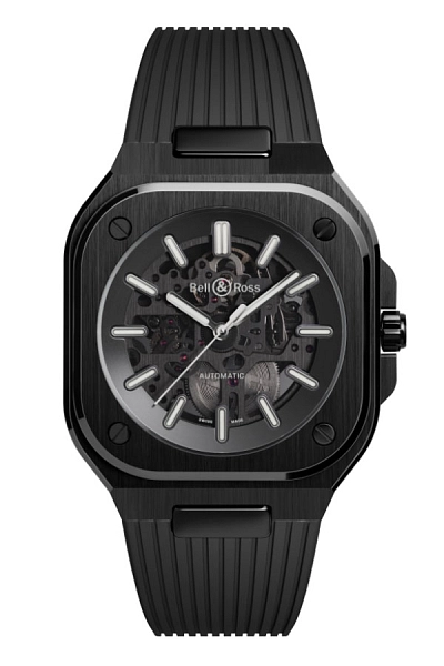 Bell & Ross BR 05 镂空黑色陶瓷腕表 BR05A-BL-SK-CE/SRB