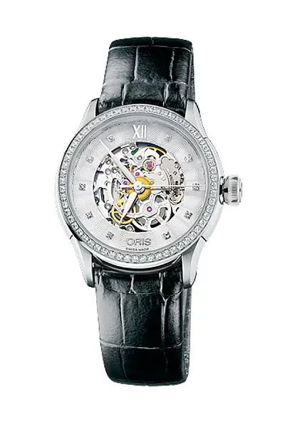 Oris Artelier镂空钻石腕表 01 560 7604 4919-07 5 16 60FC