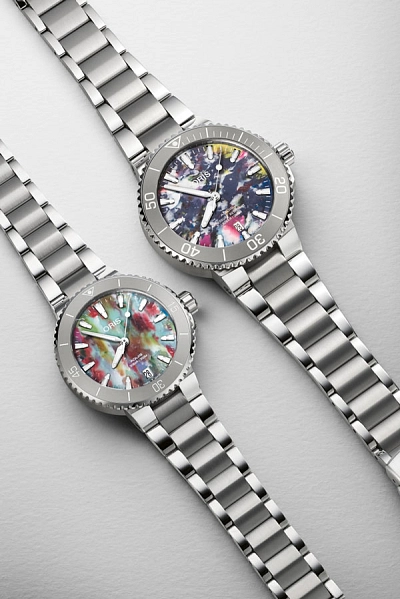 Oris Aquis日历腕表01 733 7766 4150-套装