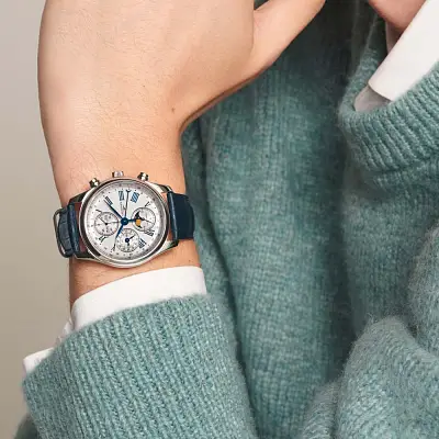 浪琴表大师系列 计时月相腕表 L2.673.4.71.2