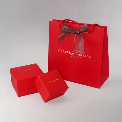 Carrera y Carrera New Shanghai 迷你金耳环