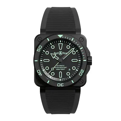 Bell & Ross BR-03 Diver Lum Outline BR03A-D-OL-CE/SRB