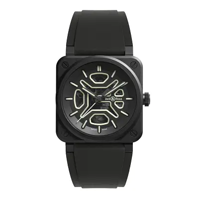 Bell & Ross BR-03 Skeleton Lum Ceramic BR03A-LM-SKCE/SRB