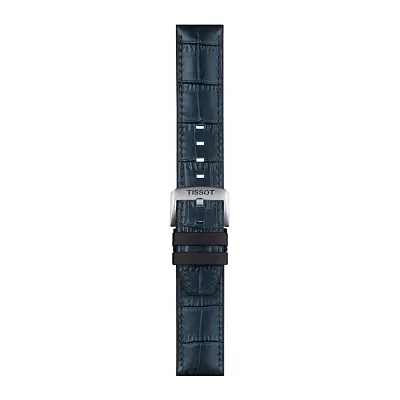 Tissot 蓝色橡胶皮革表带 22 毫米 T852.046.765