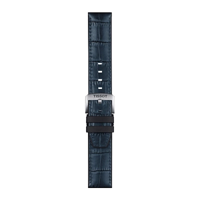 Tissot 蓝色橡胶皮革表带 22 毫米 T852.046.765