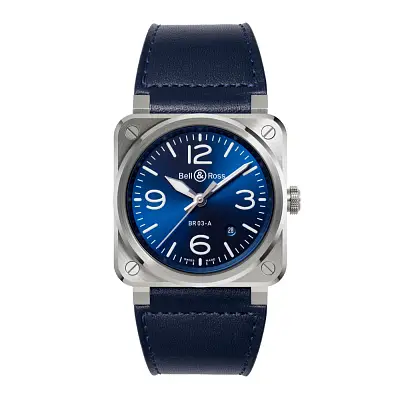 Bell & Ross BR 03 蓝钢腕表 BR03A-BLU-ST/SCA