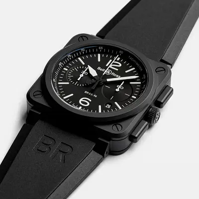 Bell & Ross 黑色哑光 BR0394-BL-CE