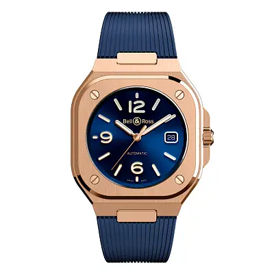 Bell & Ross BR 05 Blue Gold BR05A-BLU-PG/SRB