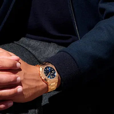 Bell & Ross BR 05 Blue Gold BR05A-BLU-PG/SRB