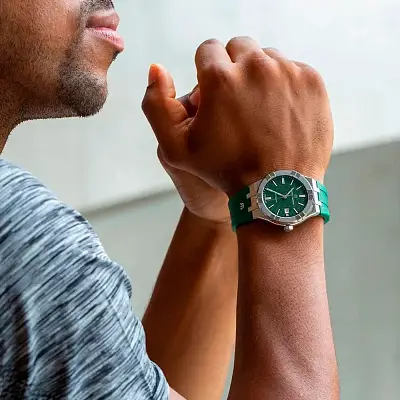 莫里斯-拉考利斯 Aikon 39 毫米自动日历腕表 AI6007-SS00F-630-D