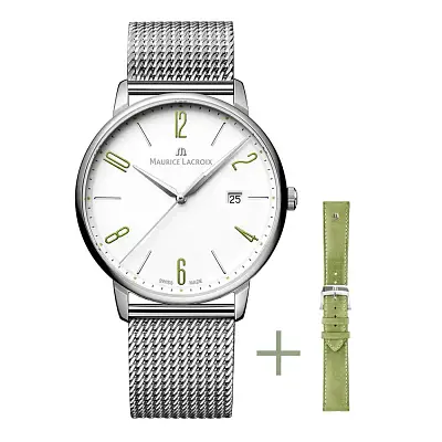 莫里斯-拉克鲁瓦 Eliros Date 40 毫米表带套装 EL1118-SS00S-120-D