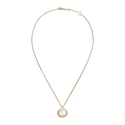 萧邦 Happy Diamonds 793929-5201 黄金吊坠