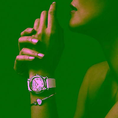 萧邦 Happy Hearts 金手镯 857482-5300