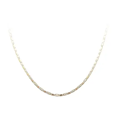 双色黄金剃刀链