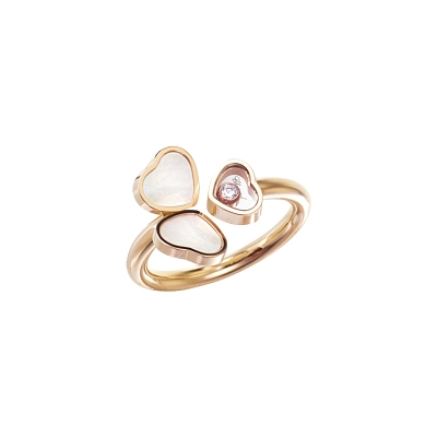 黄金戒指 Chopard Happy Hearts 82A083-5312