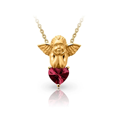 Carrera y Carrera My Angel Heart 黄金项链