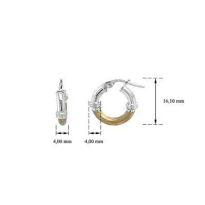 组合金圆形耳环
