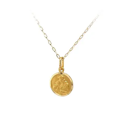 初领圣体黄金吊坠