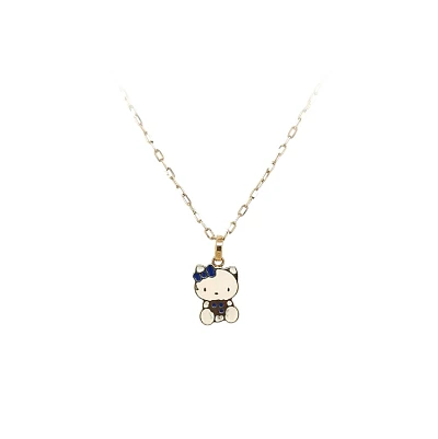 Hello Kitty 黄金吊坠