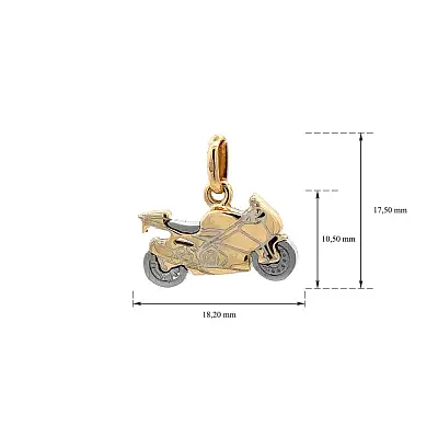 组合金摩托车吊坠