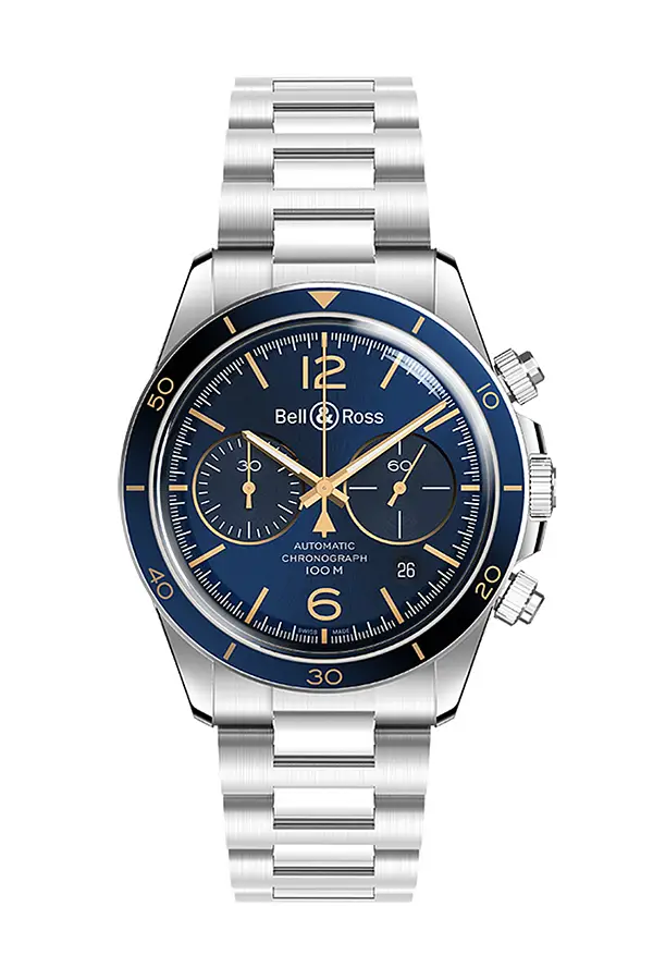 Bell & Ross Vintage BRV294-BU-G-ST/SST Aeronavale腕表