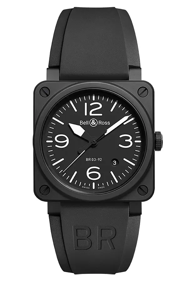 Bell & Ross 黑色哑光 BR0392-BL-CE