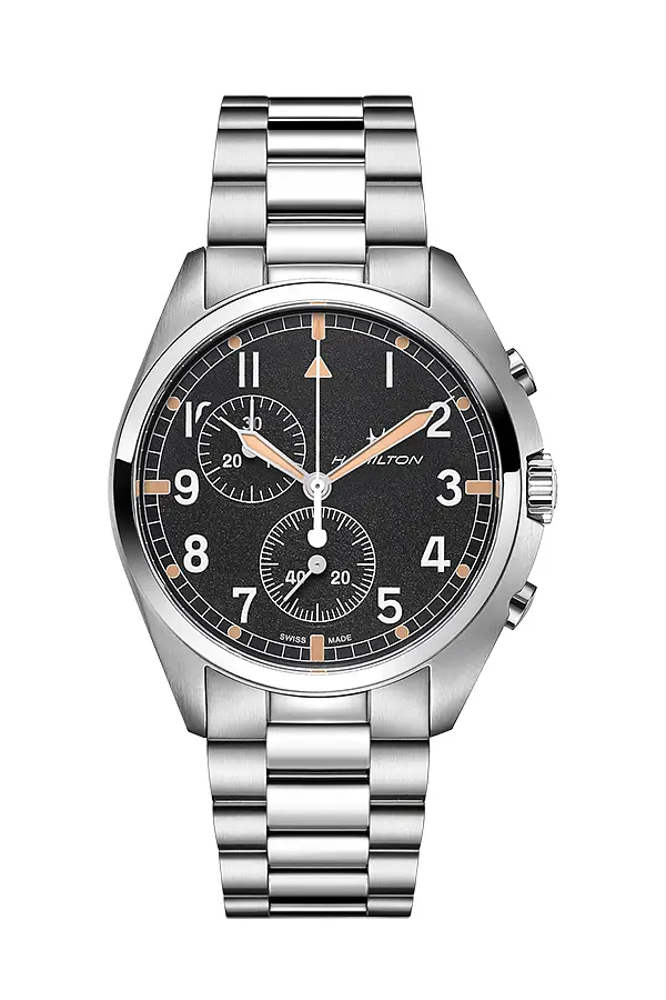 Hamilton Khaki 飞行员先锋石英计时表 H76522131