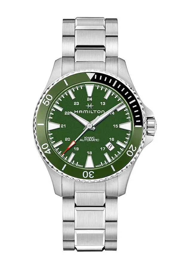 汉密尔顿卡其海军蓝潜水车 H82375161