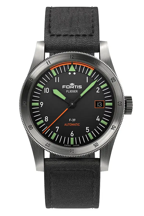 Fortis Flieger F-39 自动上链飞行员表带腕表 F4220006