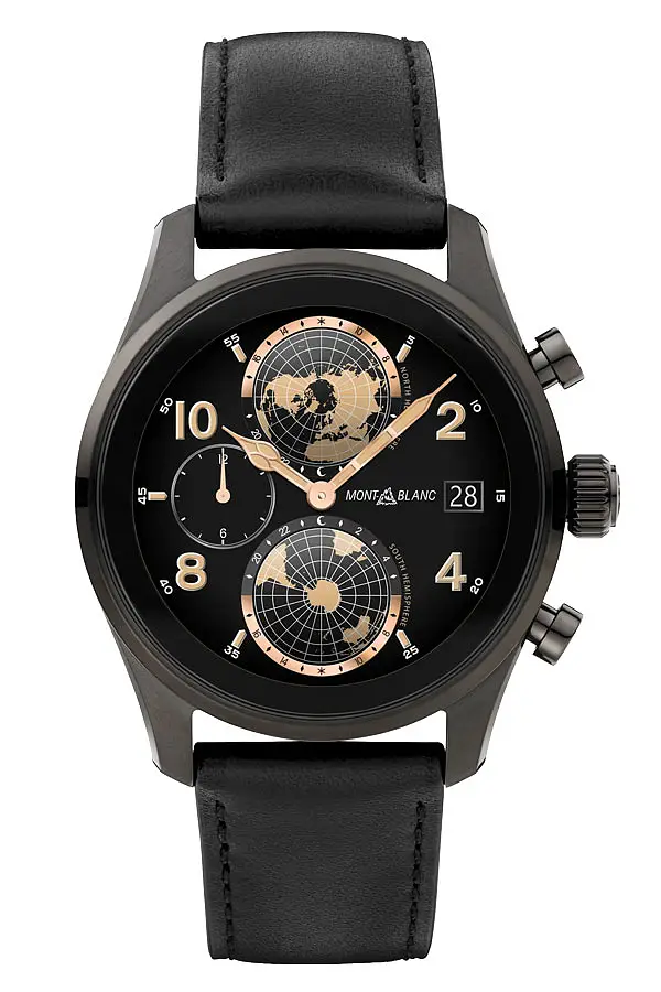 万宝龙 Summit 3 智能手表 - 黑色钛金属 129267