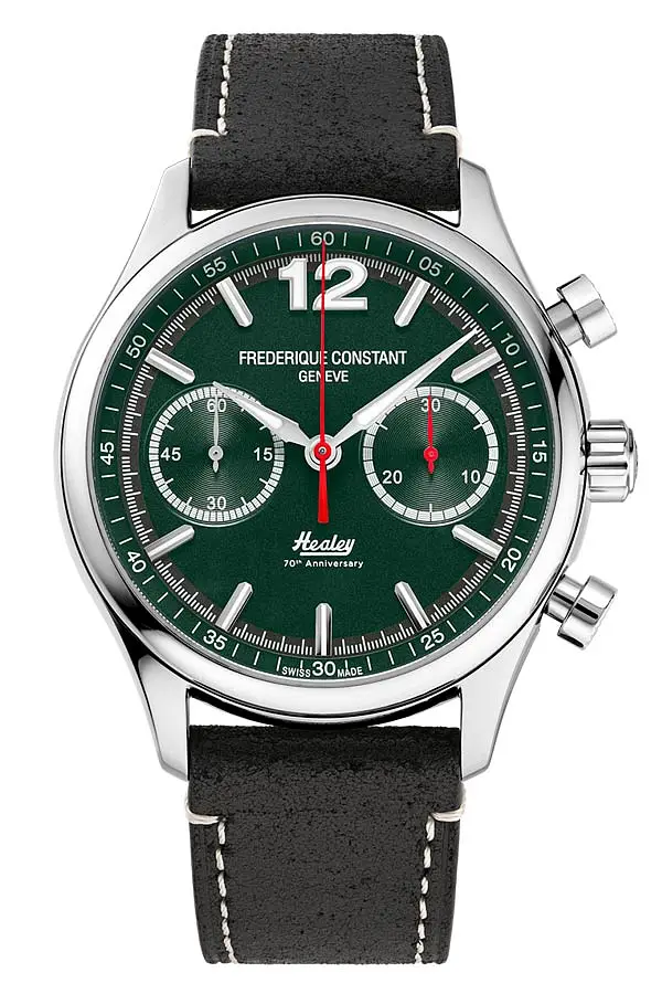 康斯登复古拉力赛希利自动计时码表 FC-397HDGR5B6