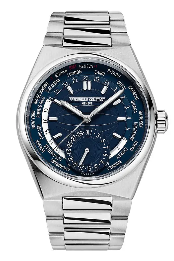 康斯登自制Highlife世界时间腕表FC-718N4NH6B